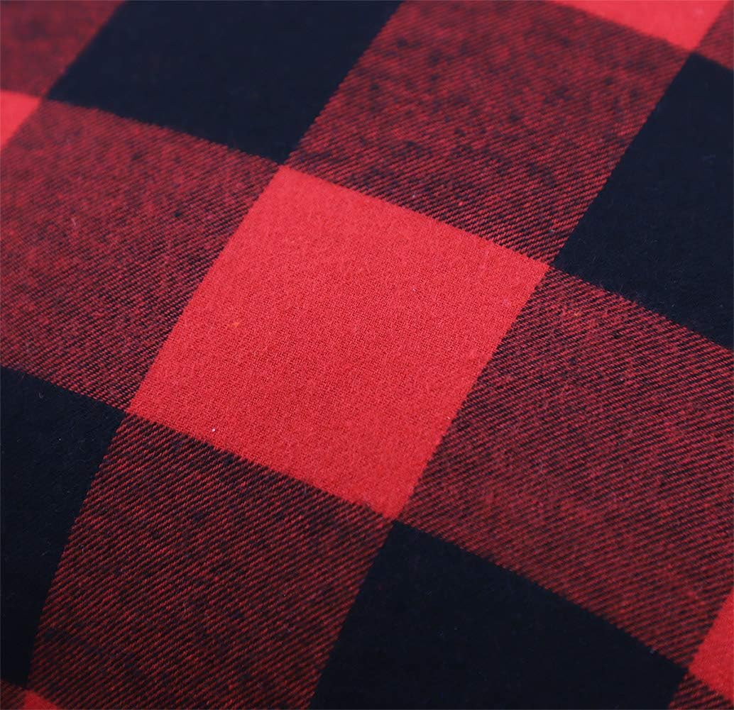 Rustic Christmas Decoration Plaid Pillow Cover Wholesale