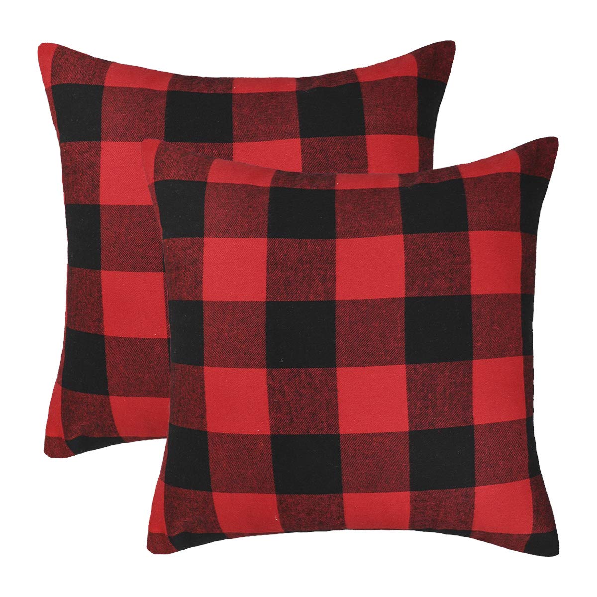 Rustic Christmas Decoration Plaid Pillow Cover Wholesale