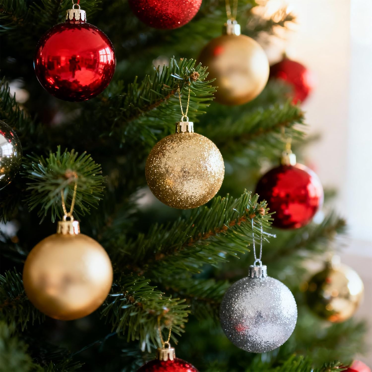 24ct Gold Christmas Ball Wholesale- Shatterproof Christmas Tree Decoration Ornaments Supplier