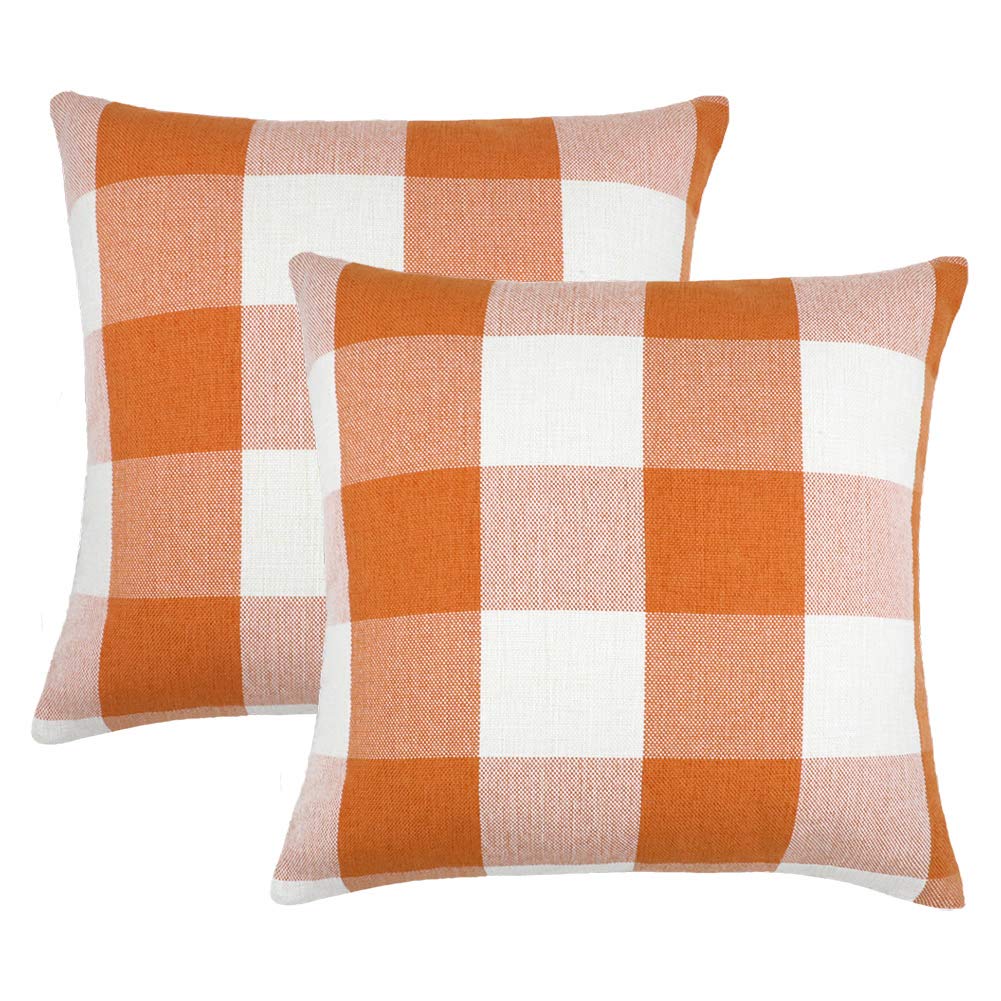 Rustic Christmas Decoration Plaid Pillow Cover Wholesale