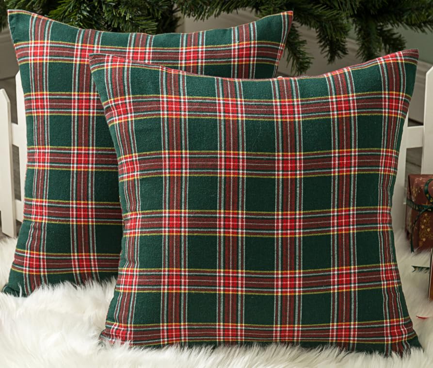 Classic Plaid Cushion Cover Wholesale | Farmhouse Decorative Pillow Cover Supplier