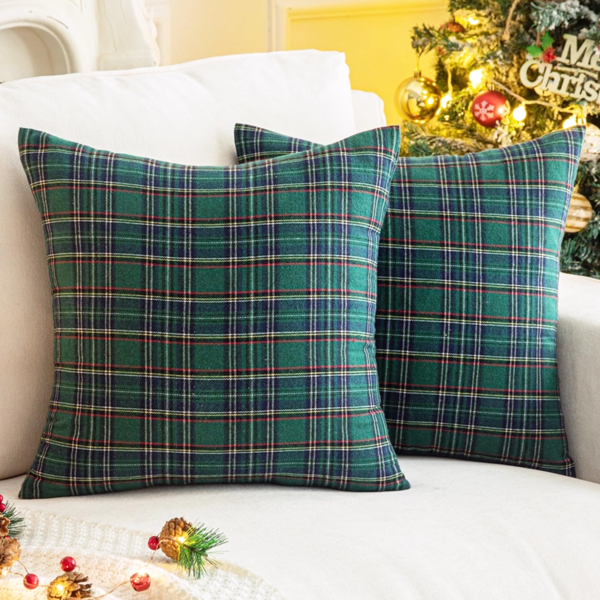 Classic Plaid Cushion Cover Wholesale | Farmhouse Decorative Pillow Cover Supplier