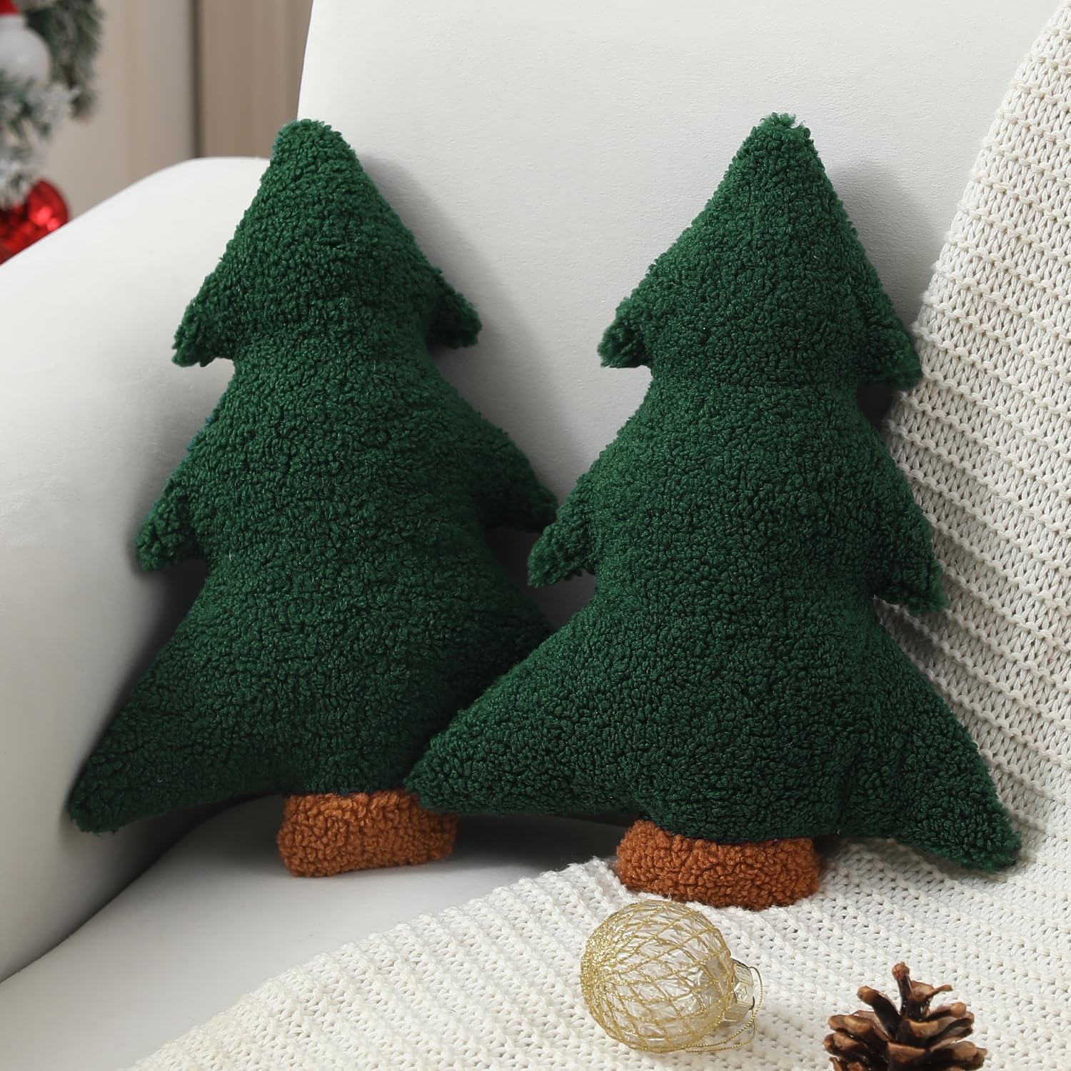 Wholesale Christmas Tree Shaped Pillow | Plush Holiday Cushion Supplier