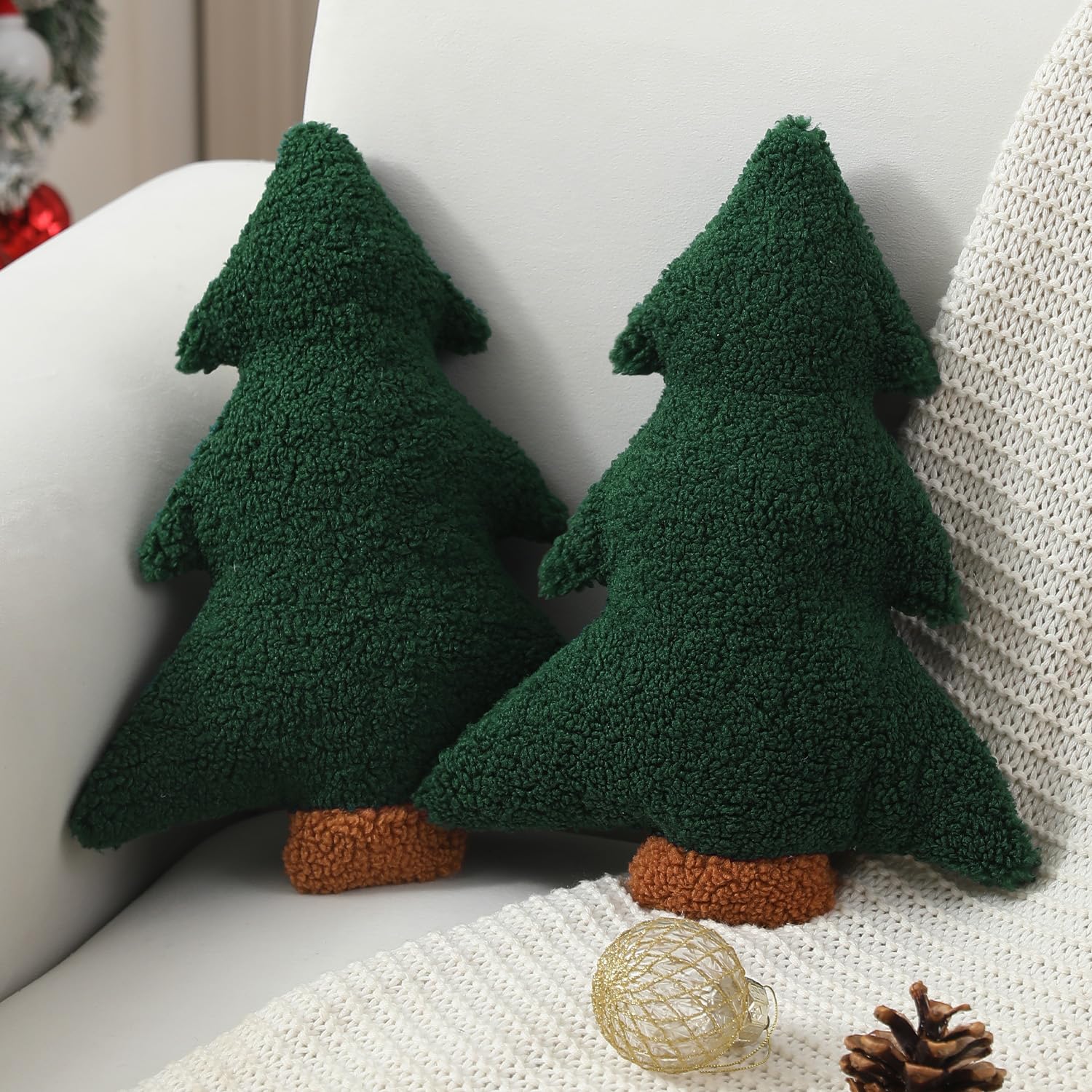 Wholesale Christmas Tree Shaped Pillow | Plush Holiday Cushion Supplier
