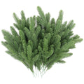50 Pcs Artificial Pine Branches Wholesale， Accessories for Garland Wreath Christmas