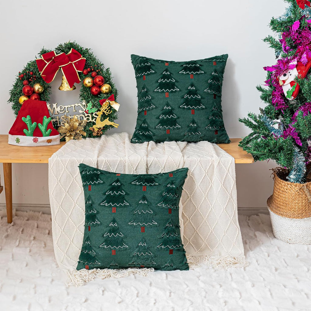 Wholesale Christmas Tree Plush Pillow Covers | Luxury Holiday Cushion Supplier