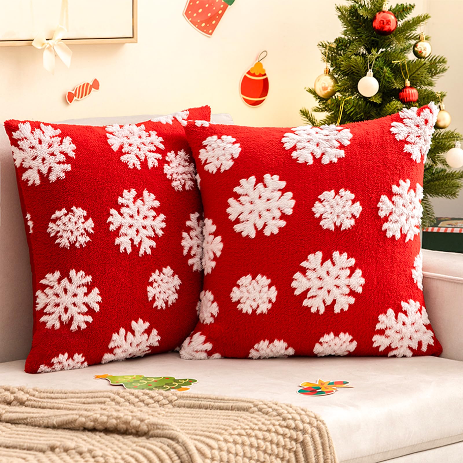 Wholesale Christmas Tree Plush Pillow Covers | Luxury Holiday Cushion Supplier