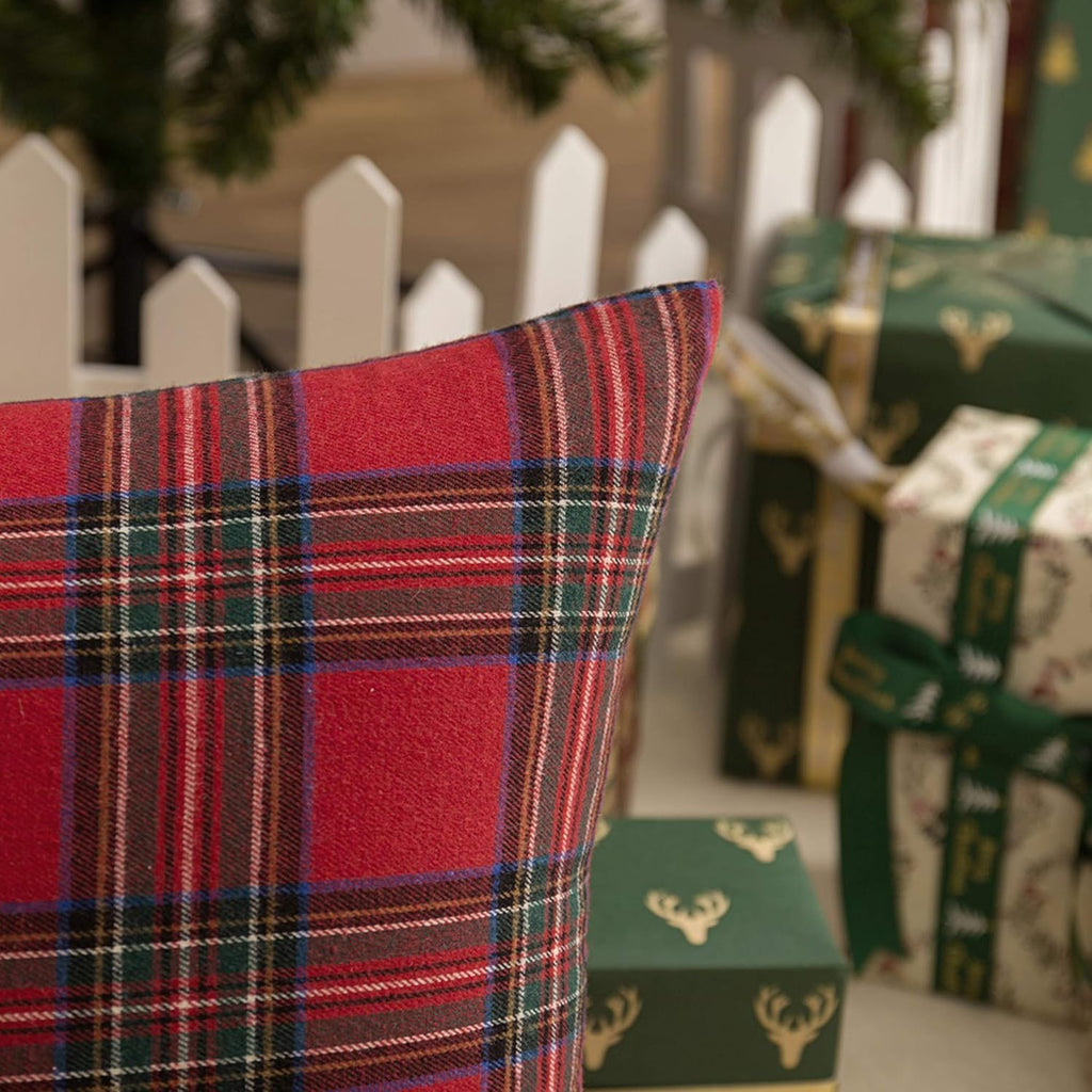 Classic Plaid Cushion Cover Wholesale | Farmhouse Decorative Pillow Cover Supplier