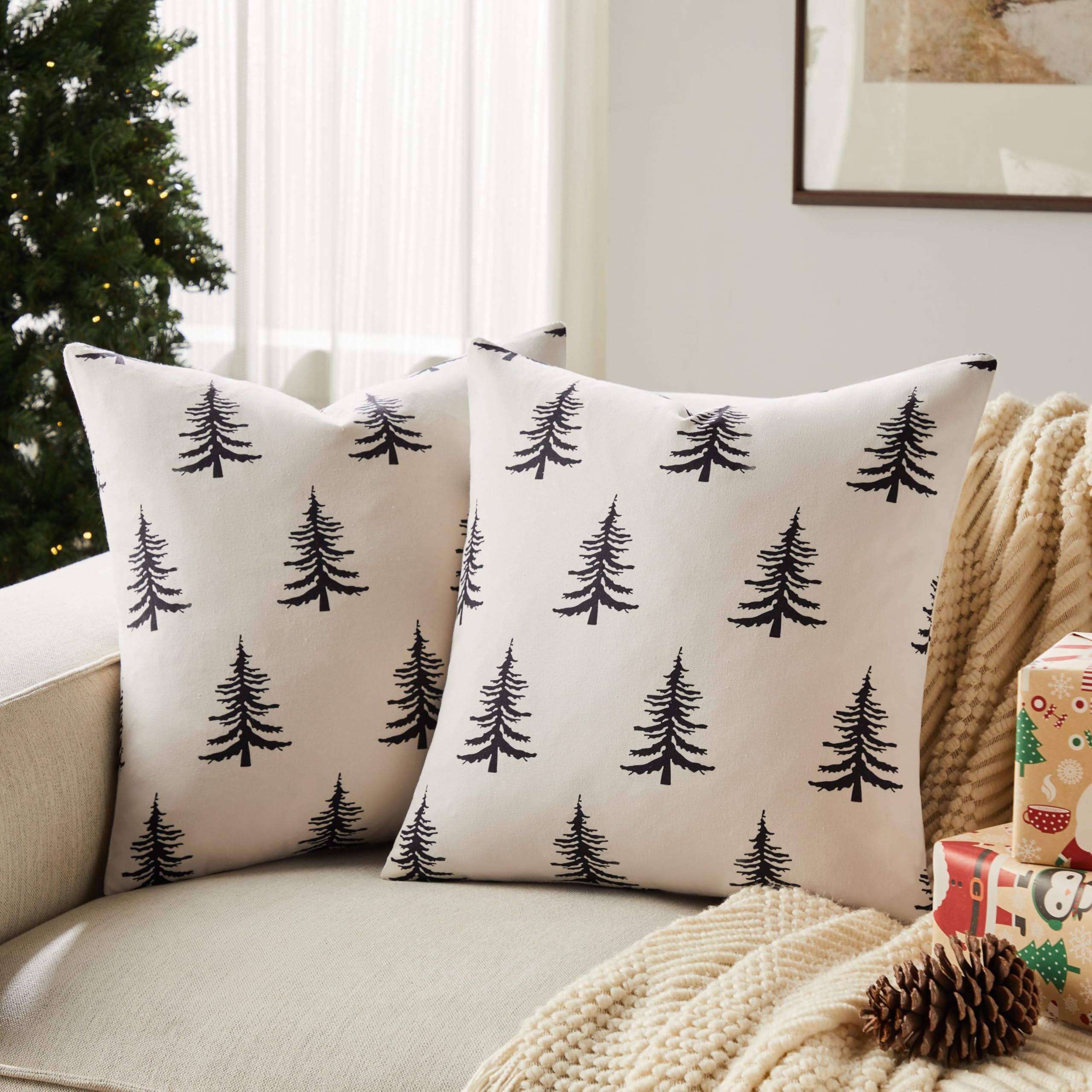 Wholesale Christmas Tree Printed Pillow Covers | Holiday Cushion Supplier
