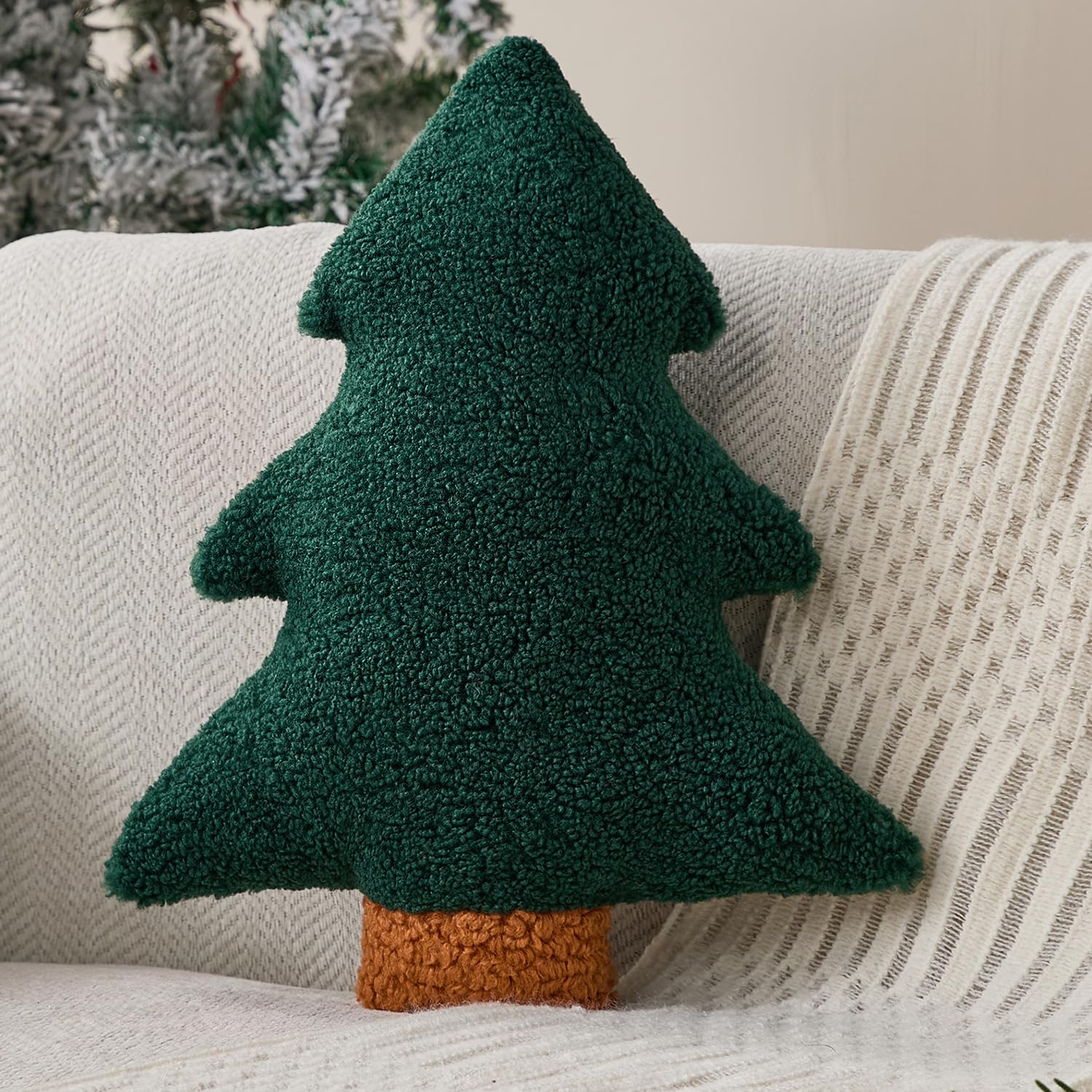 Wholesale Christmas Tree Shaped Pillow | Plush Holiday Cushion Supplier