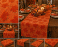 Thanksgiving Velvet Maple Leaf Table Runner – Autumn Dining Table Decor | Wholesale & Custom