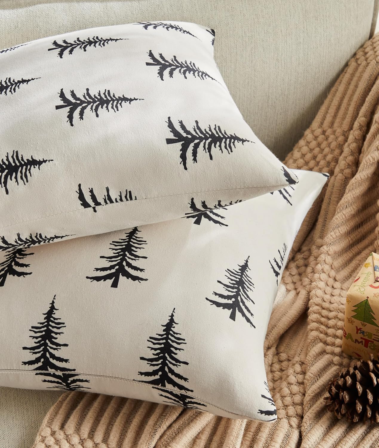 Wholesale Christmas Tree Printed Pillow Covers | Holiday Cushion Supplier
