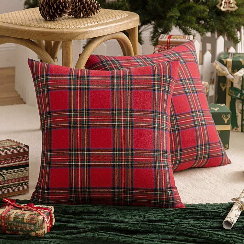 Classic Plaid Cushion Cover Wholesale | Farmhouse Decorative Pillow Cover Supplier