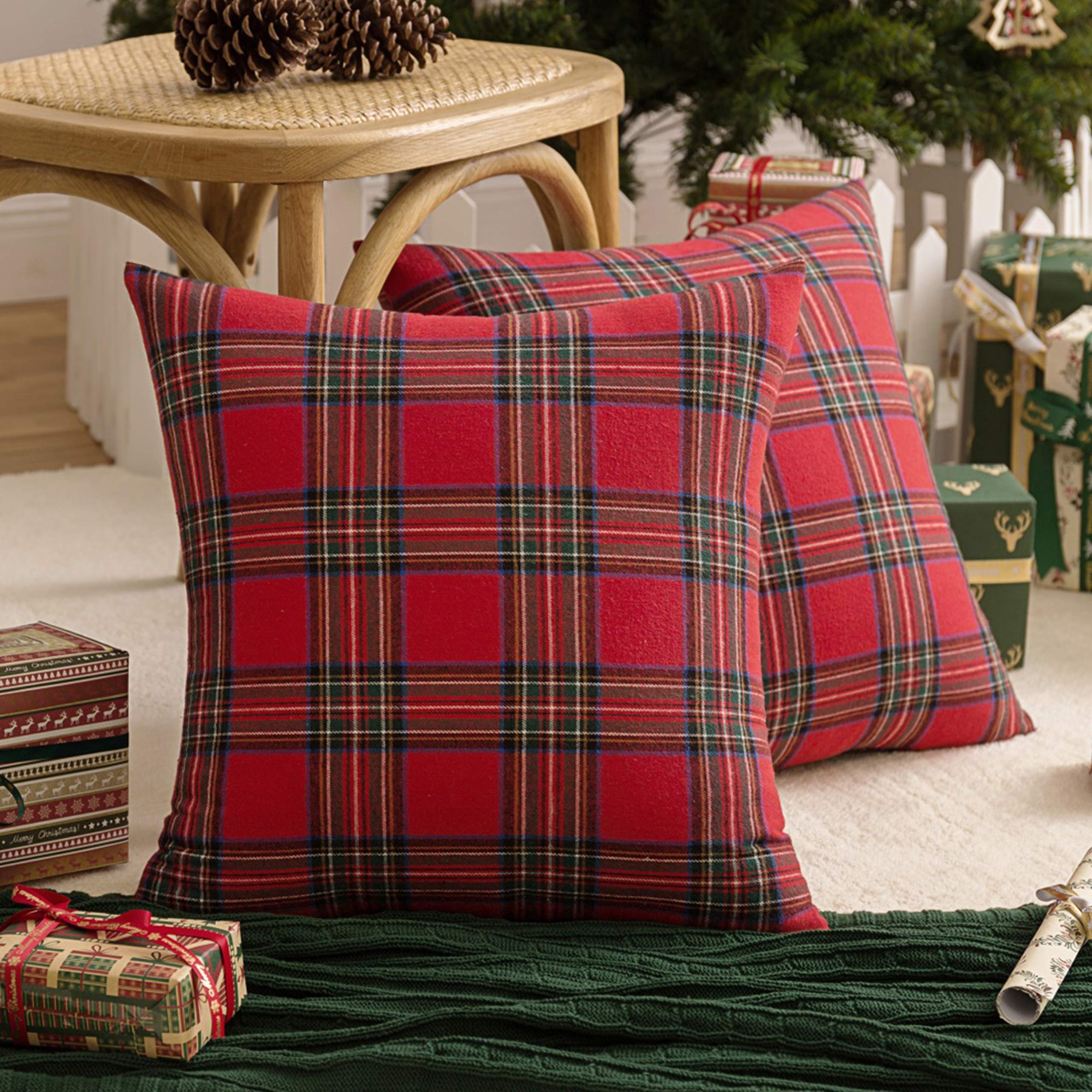 Classic Plaid Cushion Cover Wholesale | Farmhouse Decorative Pillow Cover Supplier