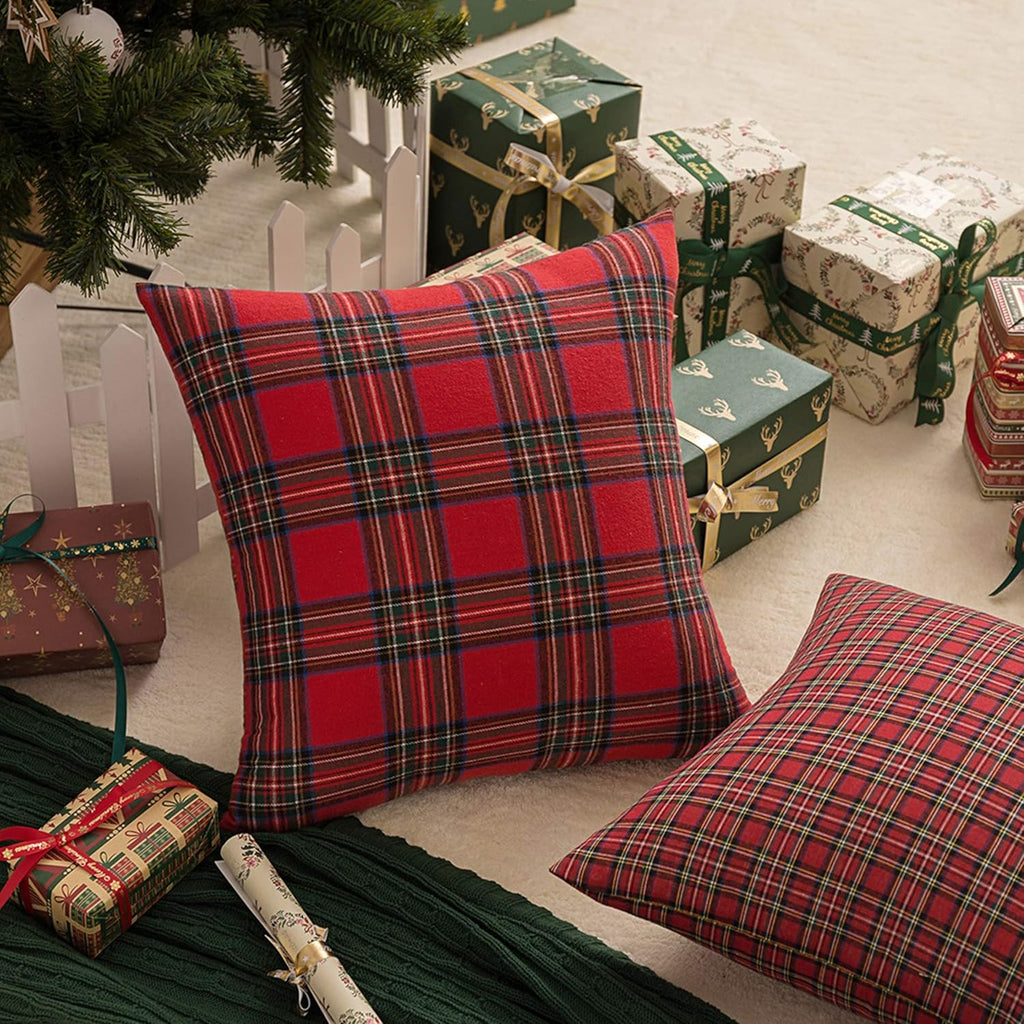 Classic Plaid Cushion Cover Wholesale | Farmhouse Decorative Pillow Cover Supplier