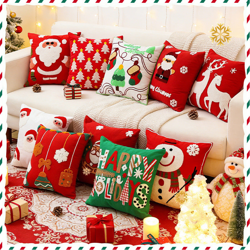 Wholesale Christmas Pillow Covers Set – Multiple Designs | Santa, Tree, Snowman | Custom Size Available