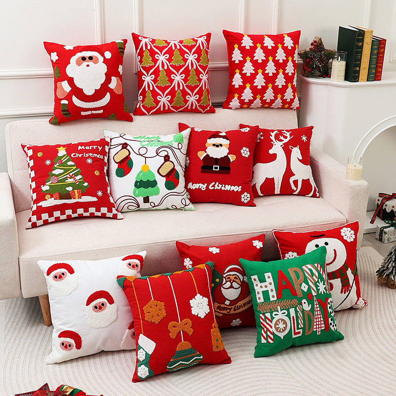 Wholesale Christmas Pillow Covers Set – Multiple Designs | Santa, Tree, Snowman | Custom Size Available